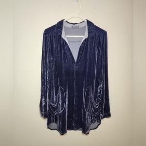 CP Shades Purple Velvet Dress  Sz Small